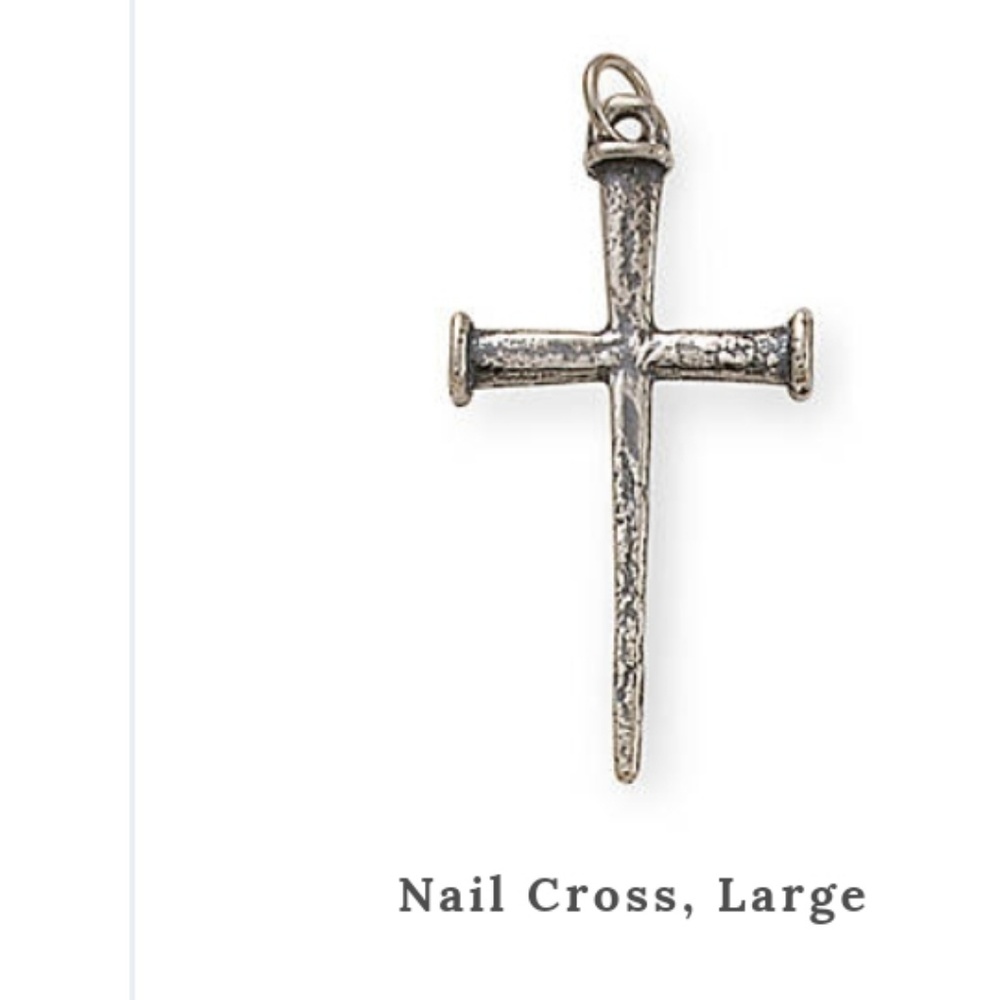 Nail cross large James Avery sterling silver